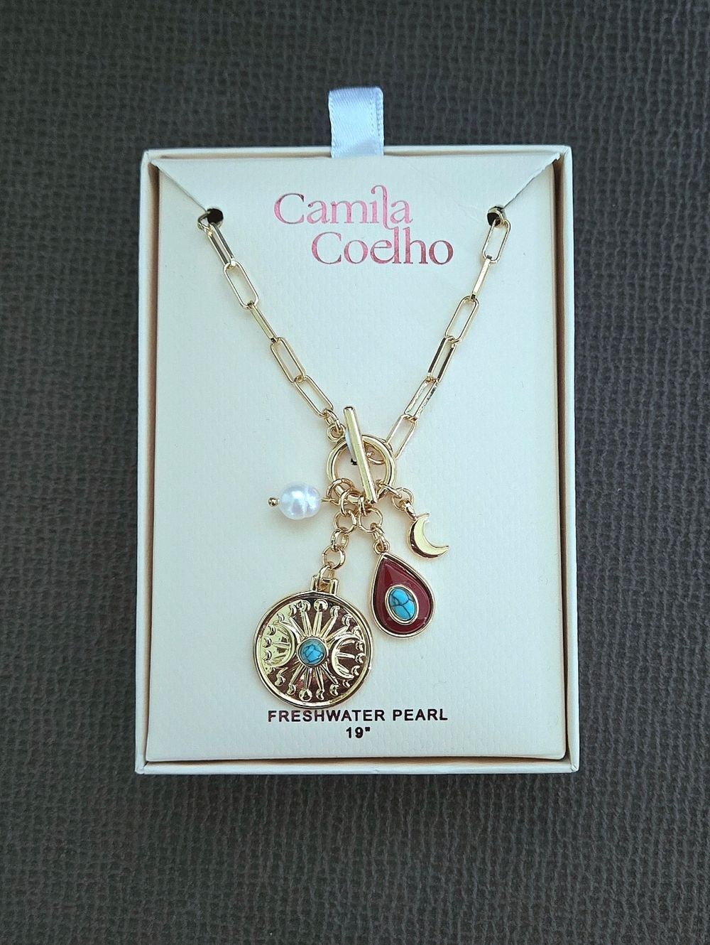 Camila Coelho Quadruple4️⃣ Charm Necklace - NIB - Picture 16 of 16